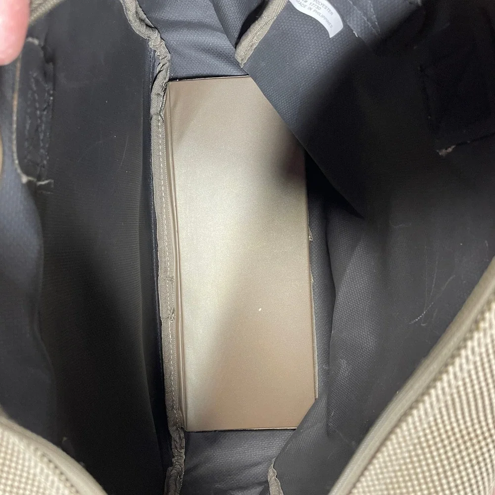 MODA Carry-On Travel Briefcase Bag Olive Green Laptop Messenger Shoulder Strap - Picture 7 of 12